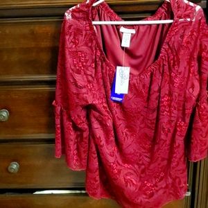 Catherines 1x 18/20 beautiful shirt NWT